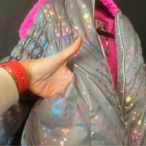 A Q girl snow outfit Size: 5/6 Color: pink/ gray - Picture 5 of 13